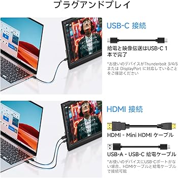Amazon.co.jp: モバイルモニター Omiodo 15.6インチ ポータブル