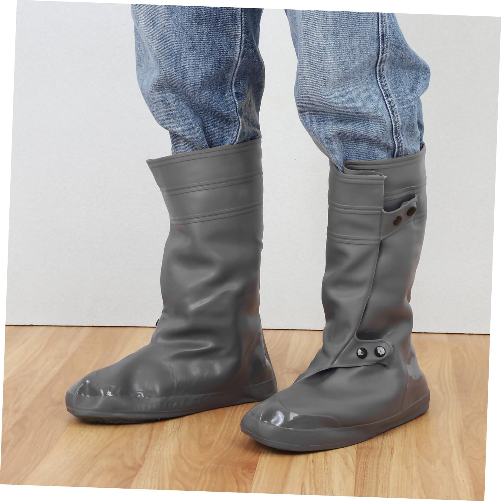 Copriscarpe Impermeabili Riutilizzabili Xl Protezione Antipioggia Spessa e Antiscivolo per Escursionismo e Ciclismo Copertura Resistente per Scarpe da Viaggio e Lavoro Outdoor