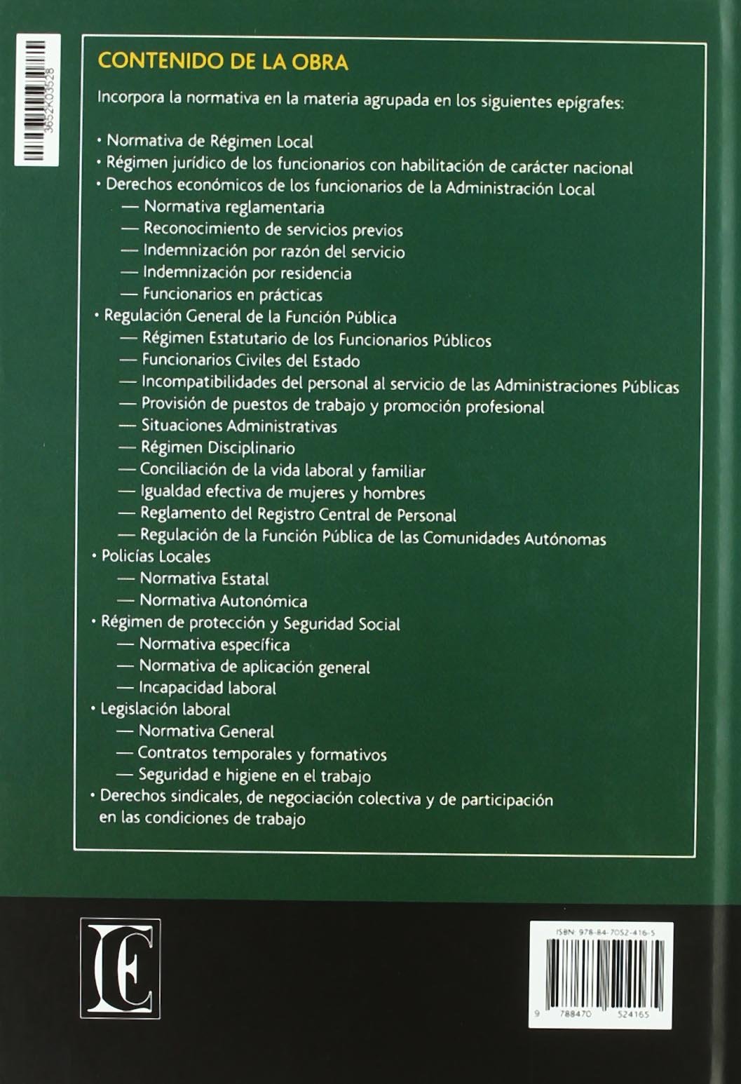 Personal de la administración local (Colección Códigos El Consultor)