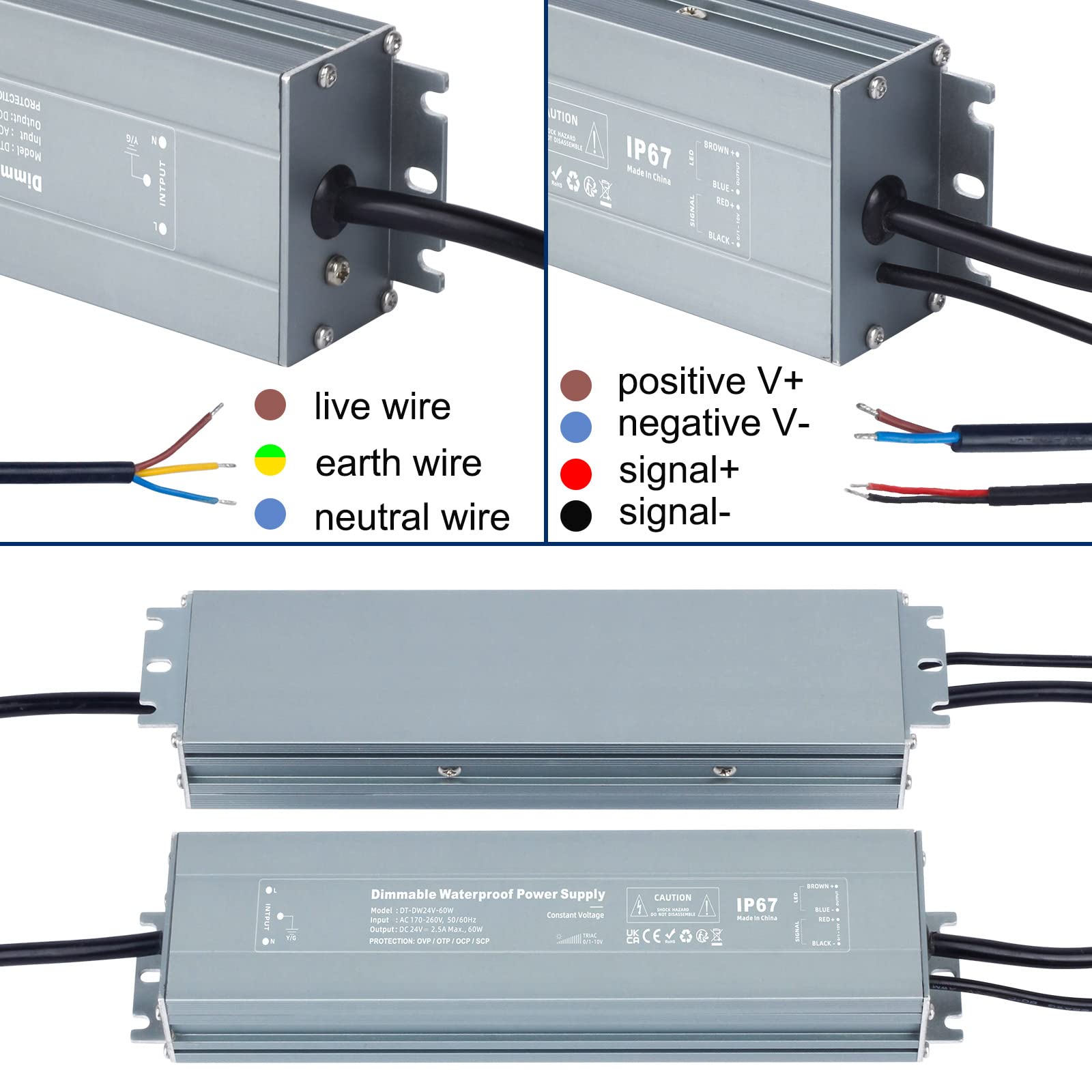 Alimentatore LED 12V 100W IP67 Impermeabile DUSKTEC - Trasformatore Per Strisce LED, Luci Da Esterno E Interno - Foto 4