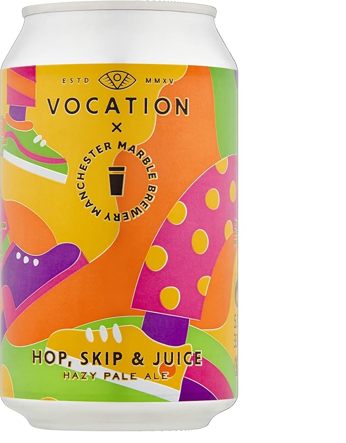 Vocation Hop, Skip & Juice Hazy Pale Ale 330ml Amazon.co.uk Grocery