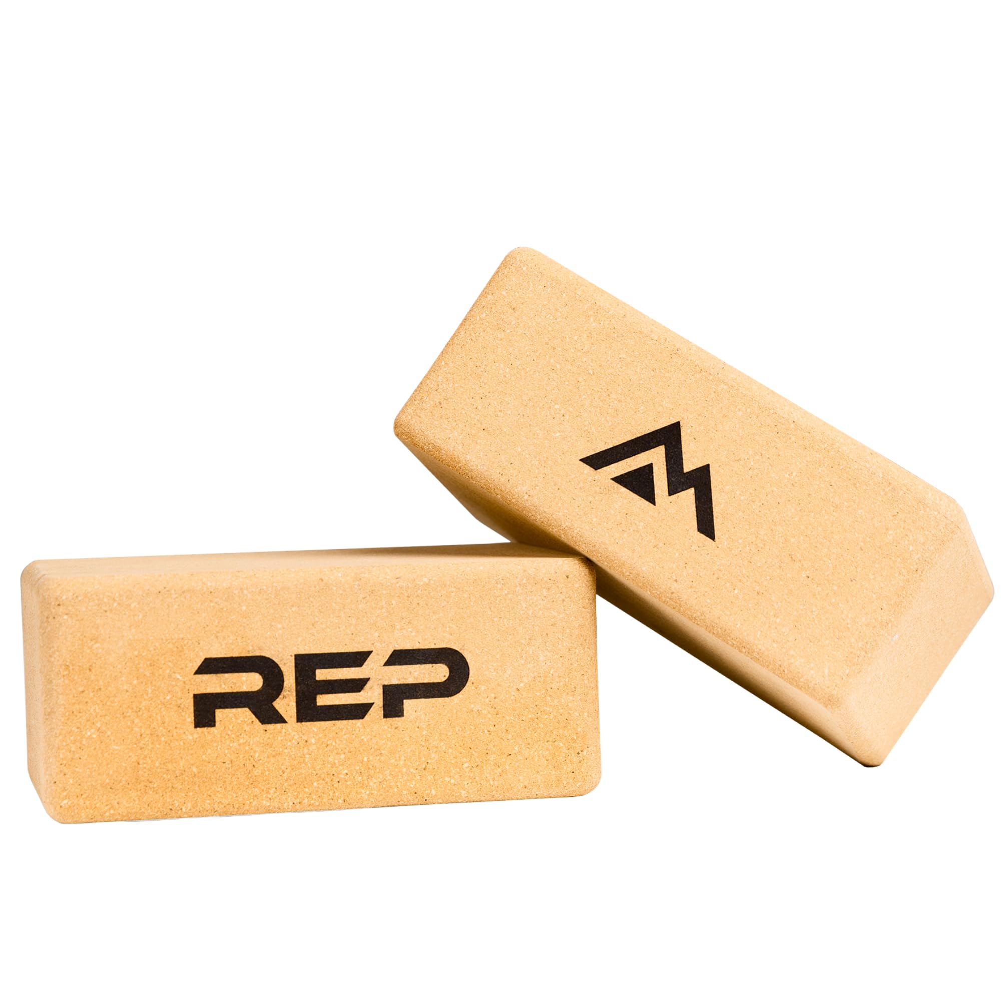 REP Fitness-Kork-Yoga-Block, umweltfreundlich und rutschfest, feste Unterstützung für Gleichgewicht, Posen und Dehnen, langlebiger Korkblock für Zuhause, Fitnessstudio, Pilates, Meditation, Training