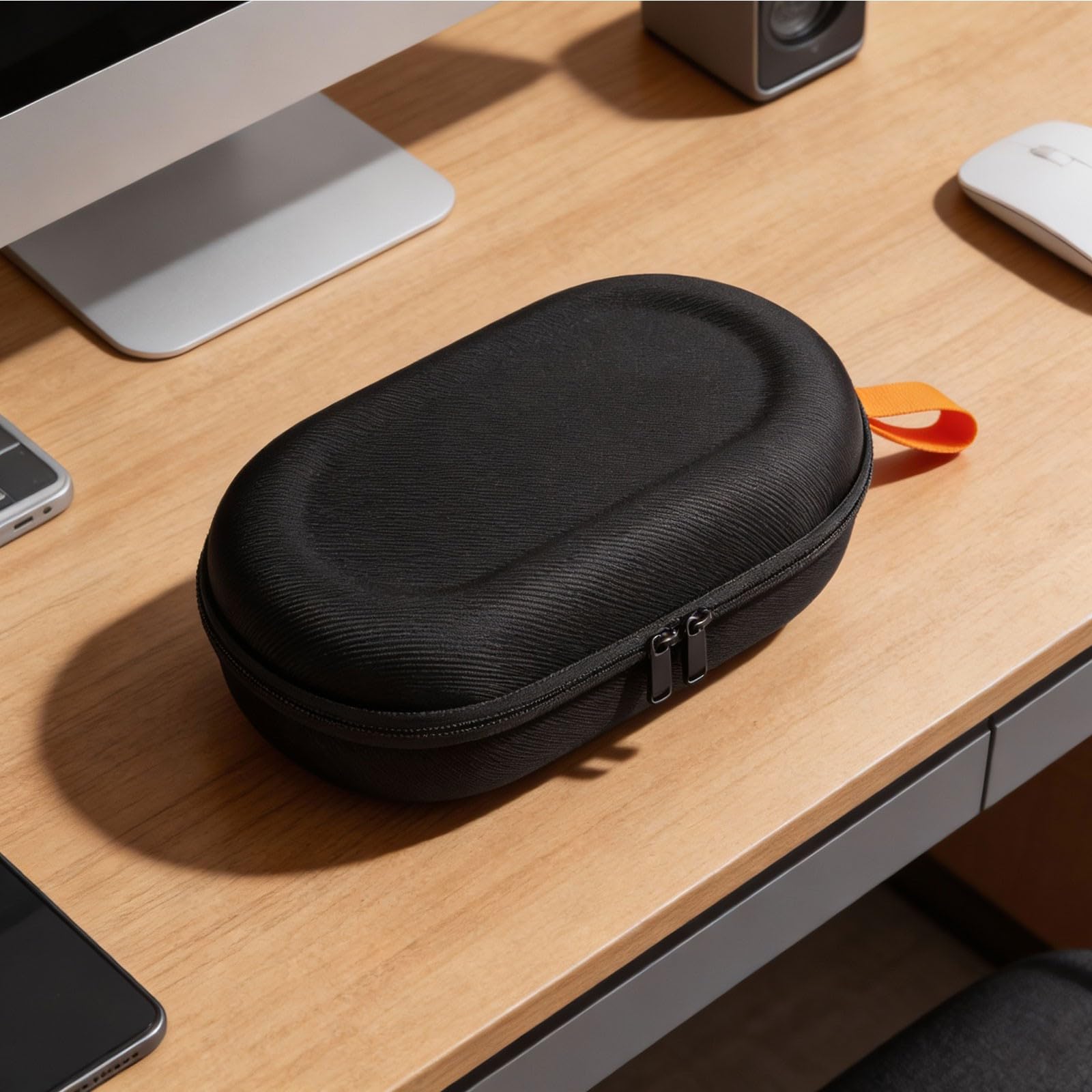 Custodia rigida in EVA per cuffie e controller Meta 3S VR, borsa da viaggio portatile con organizer, grigio, 35 x 19 x 11 cm