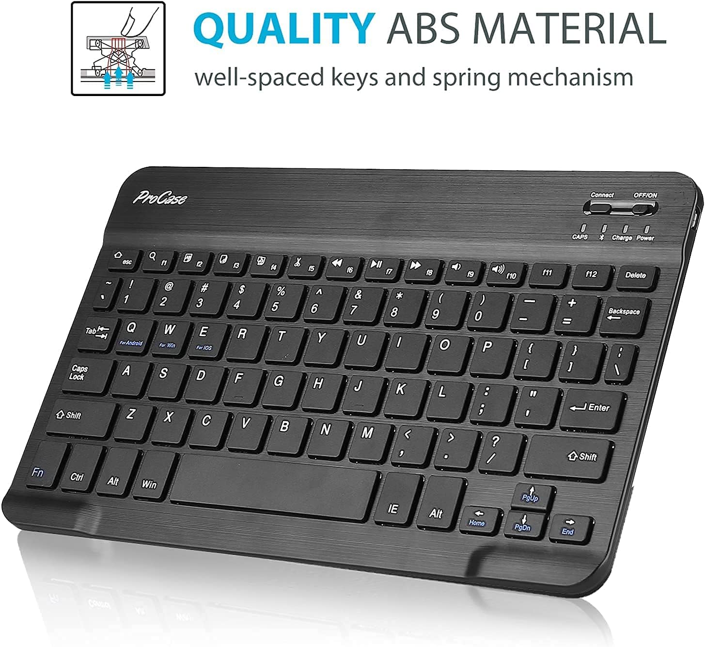 ProCase iPad Pro 11 Keyboard Case 2021 2020 2018 Bundle with Matte Screen Protector for iPad Pro 11’’ 3rd Gen / 2nd Gen / 1st Gen