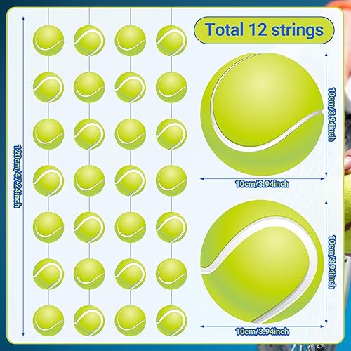 Miniatura 2 de 8 pancartas de fiesta deportiva para fiestas temáticas deportivas, decoraciones colgantes de papel deportivo para niños, adolescentes, fiestas de