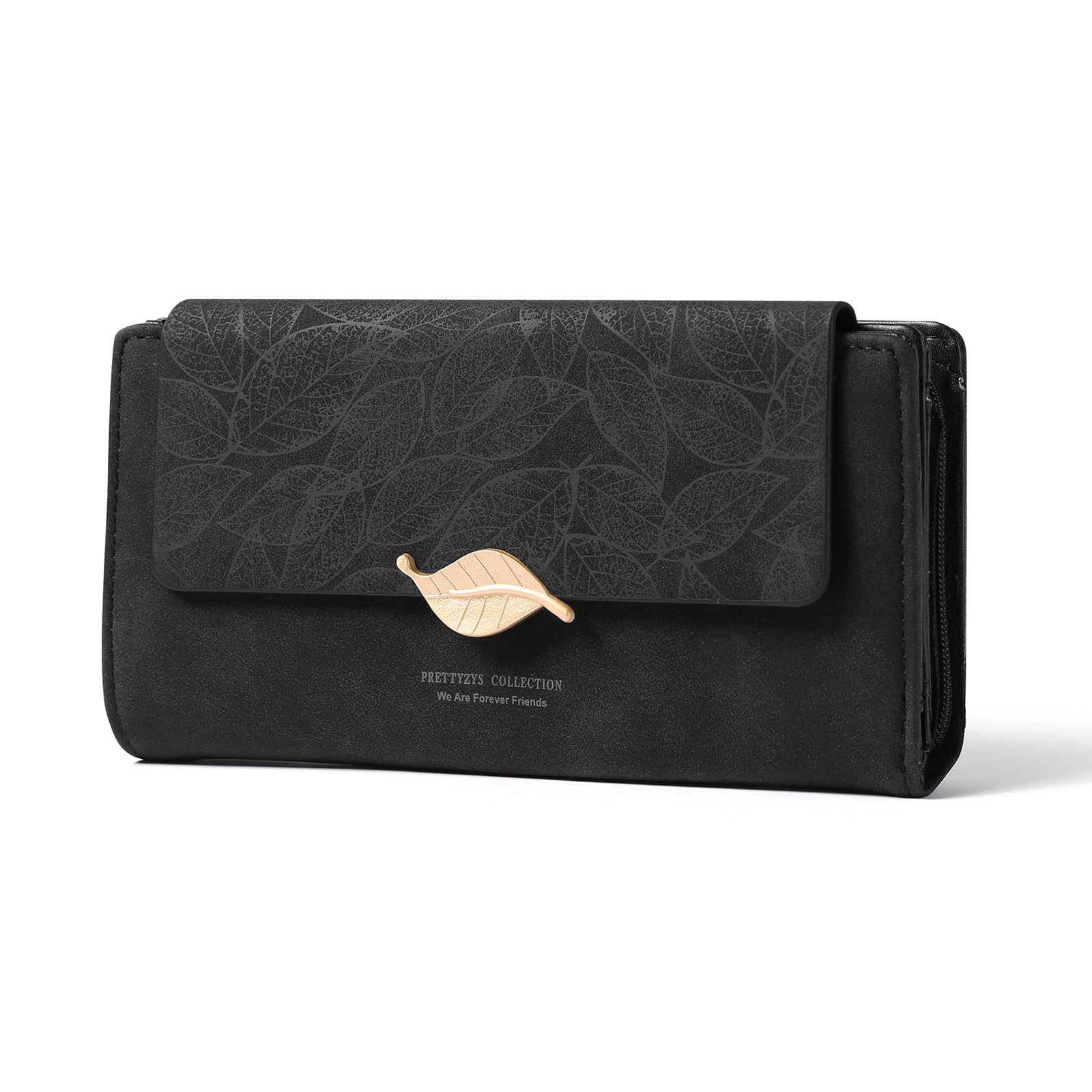 BVEOGMRO Women's Wallet Leather RFID Blocking Bifold Clutch Large Capacity Credit Card Holder with Coin Zipper Purse