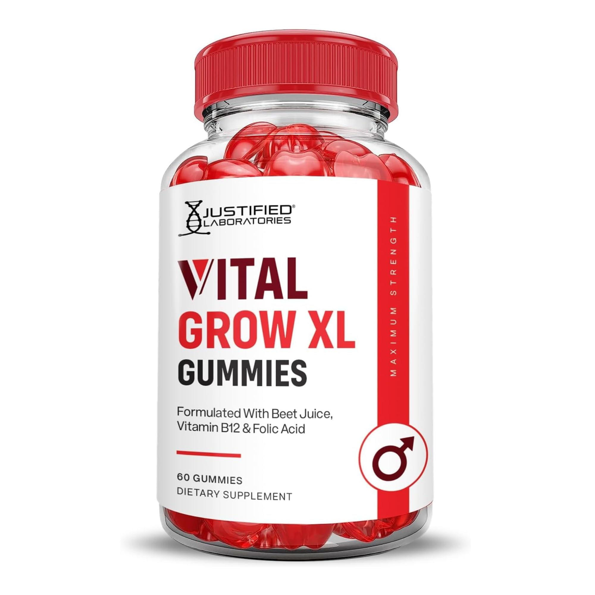 Amazon.com: Justified Laboratories Vital Grow XL Gummies (1000 mg