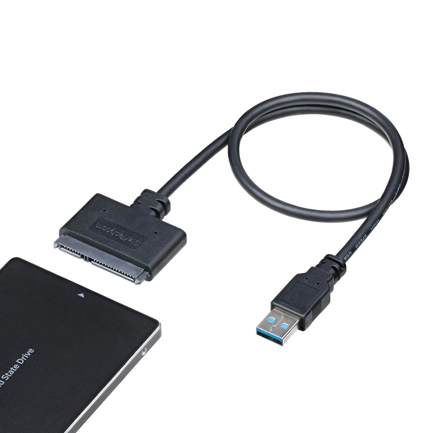 StarTech.com Cavo Adattatore USB 3.0 a SATA III da 2.5'' con UASP, SSD/HDD, Cavo esterno per hard disk (USB3S2SAT3CB)