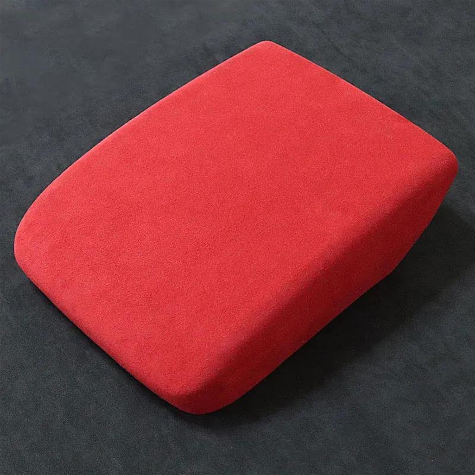 Jtwmty Scarlet Red Car Central Control Armrest Box Cover Sticker Decorative For Audi Q5 Facelift 2021 2022 Sportback(Scarlet Red)