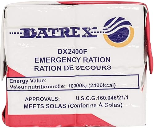 Miniatura 2 de DATREX. Barras de ración de alimentos en caso de catástrofe o supervivencia, 2400 Calorías por paquete de 12 barras.