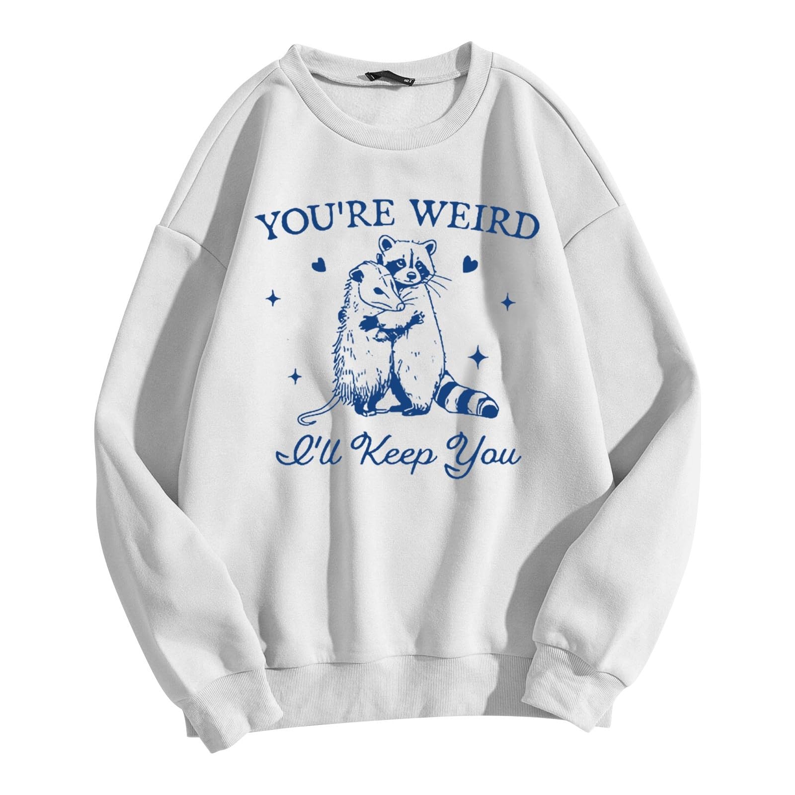 Sudaderas Mujer,Sudadera con Capucha de Manga Larga Holgada de Color sólido Informal a la Moda para Mujer con Estampado de Letras No Soy para Todos y Cuello Redondo