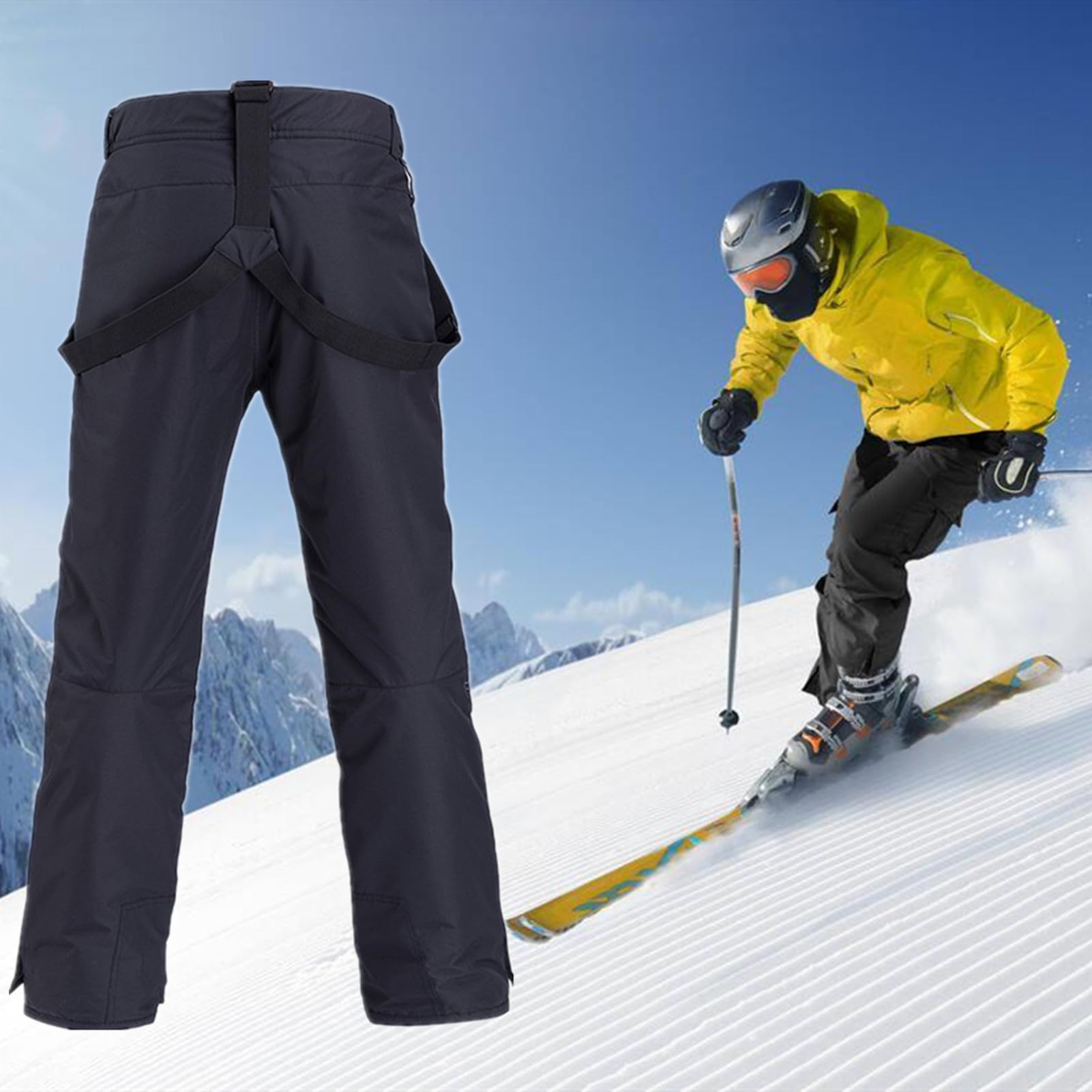 Pantalones De Esquí para Hombre Y Mujer, Pantalones De Esquí, Pantalones De Esquí Forrados con Bolsillos, Lo Mejor para Esquiar En Invierno