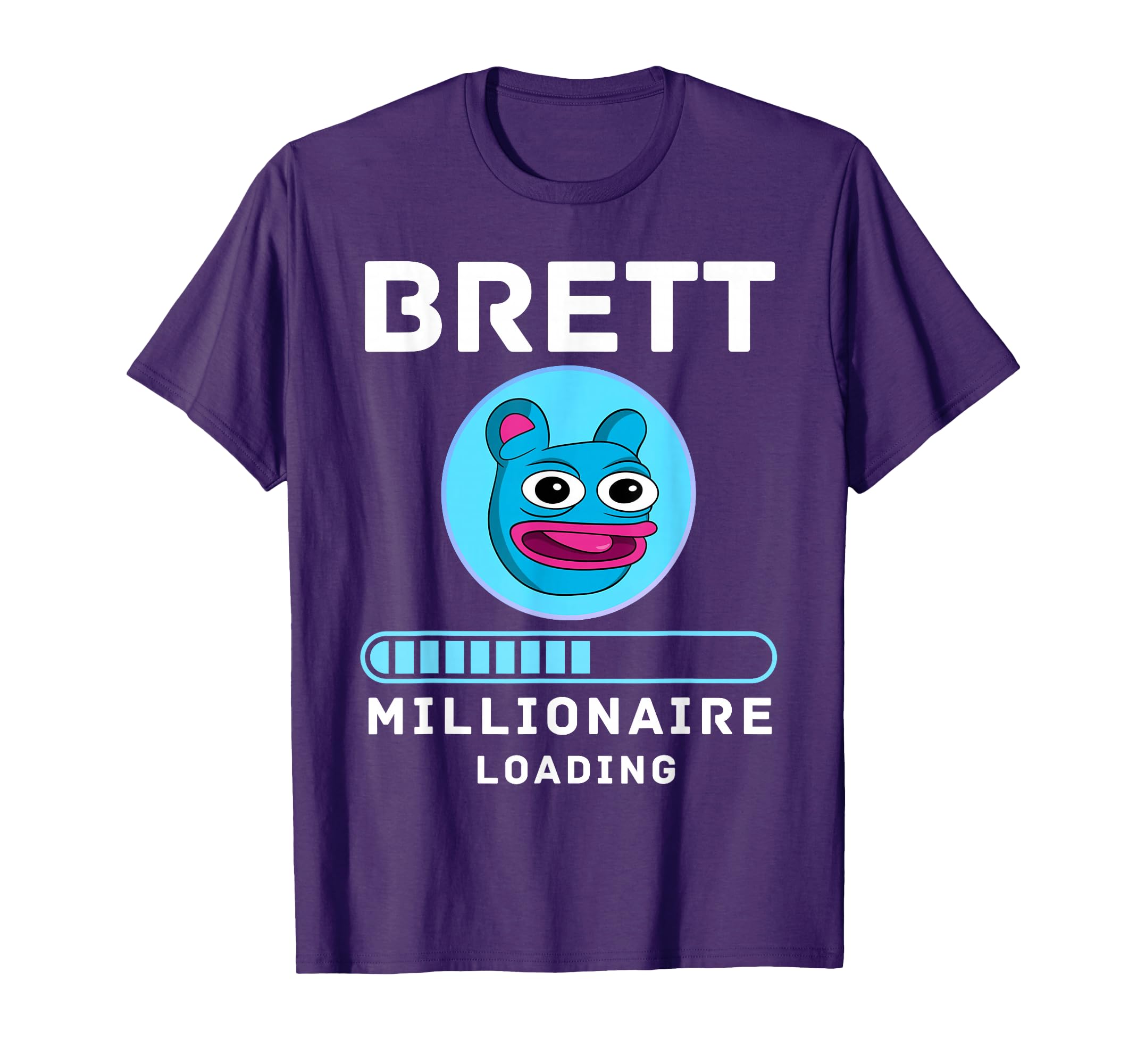 Brett Millionaire Loading Crypto Meme Shitcoin T-Shirt