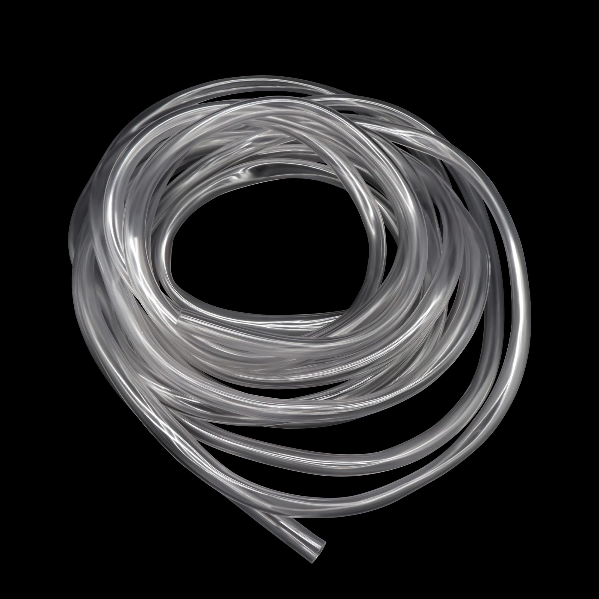 LAVMHAB PVC Tube 3mm ID x 5mm OD 6m(19.6ft) Clear Vinyl Hose PVC Tubing, Lightweight and Flexible Plastic Tubing Water Air Pipe