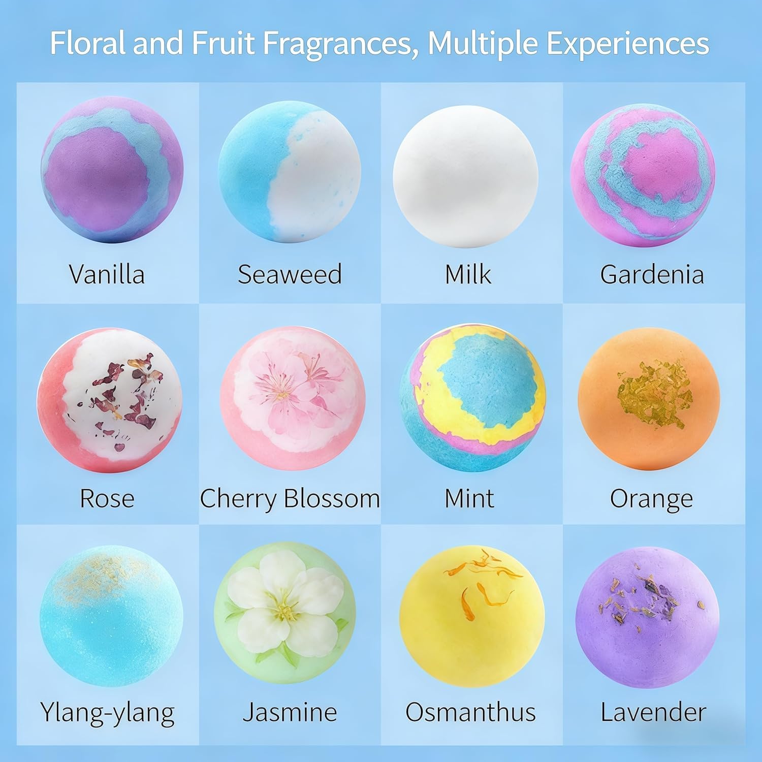 Bath Bombs for Kids with Surprise Inside, 12 Pack Kid Bath Bombs Gift Set, Easter Basket Stuffers Birthday Gift Set for Boys Girls (12Stück)