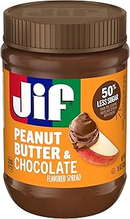 Jif Peanut Butter & Chocolate Flavored Spread, 15 Oz. Jar