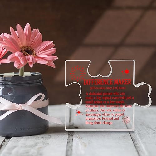 Vista 26 de Regalos de agradecimiento para jefe, regalos de agradecimiento para mentor líder, letrero de definición de líder para mujeres y hombres, letrero