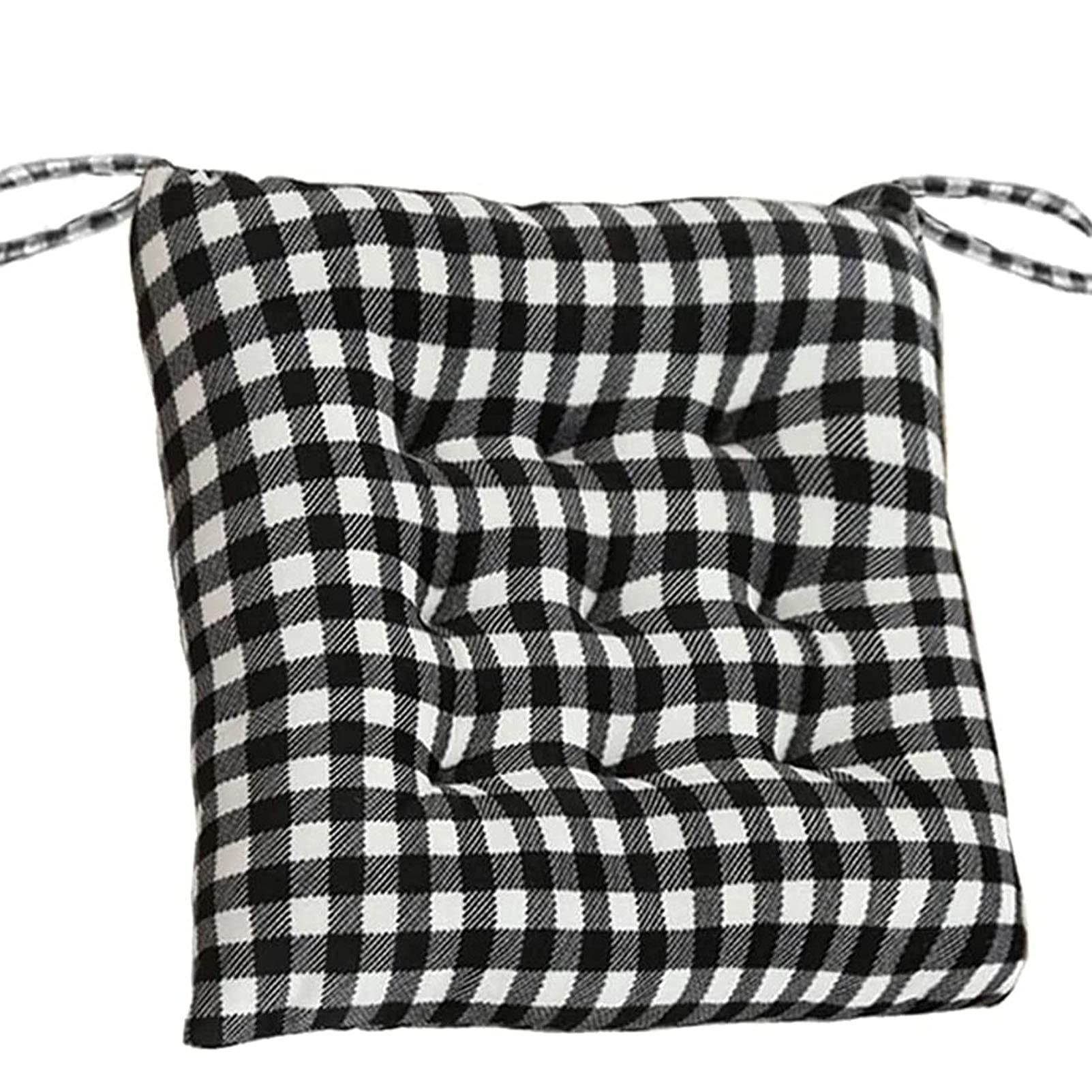 Cojines de Silla para Cocina y Exterior Juego de 4 Cojines Acolchados de Algodón Cojines Decorativos para Interior y Exterior Comodidad y Estilo