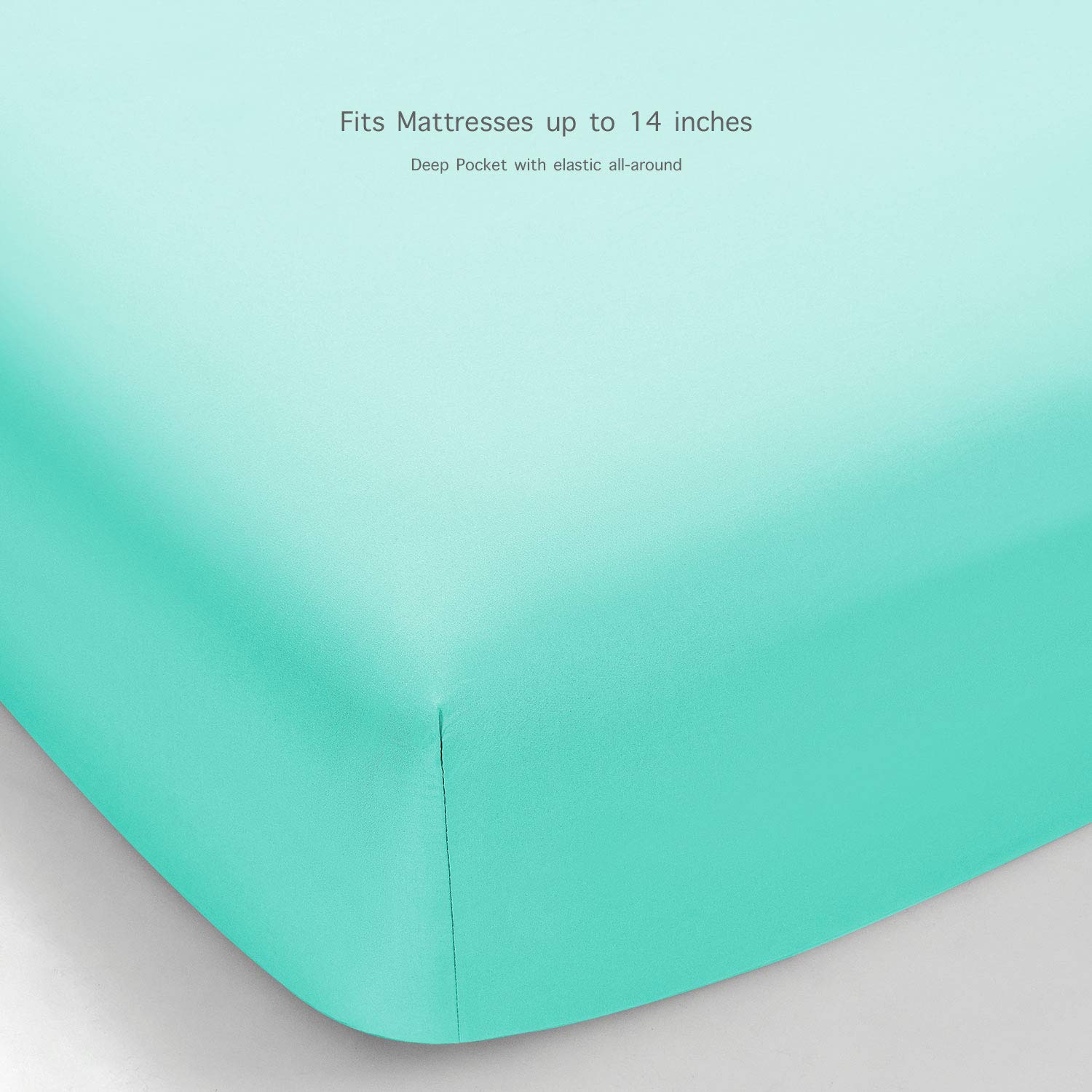 California King Size Bettlaken-Set Aus Weicher Mikrofaser – 4-teilig, Tiefe Taschen Bis 43 Cm, Atmungsaktiv