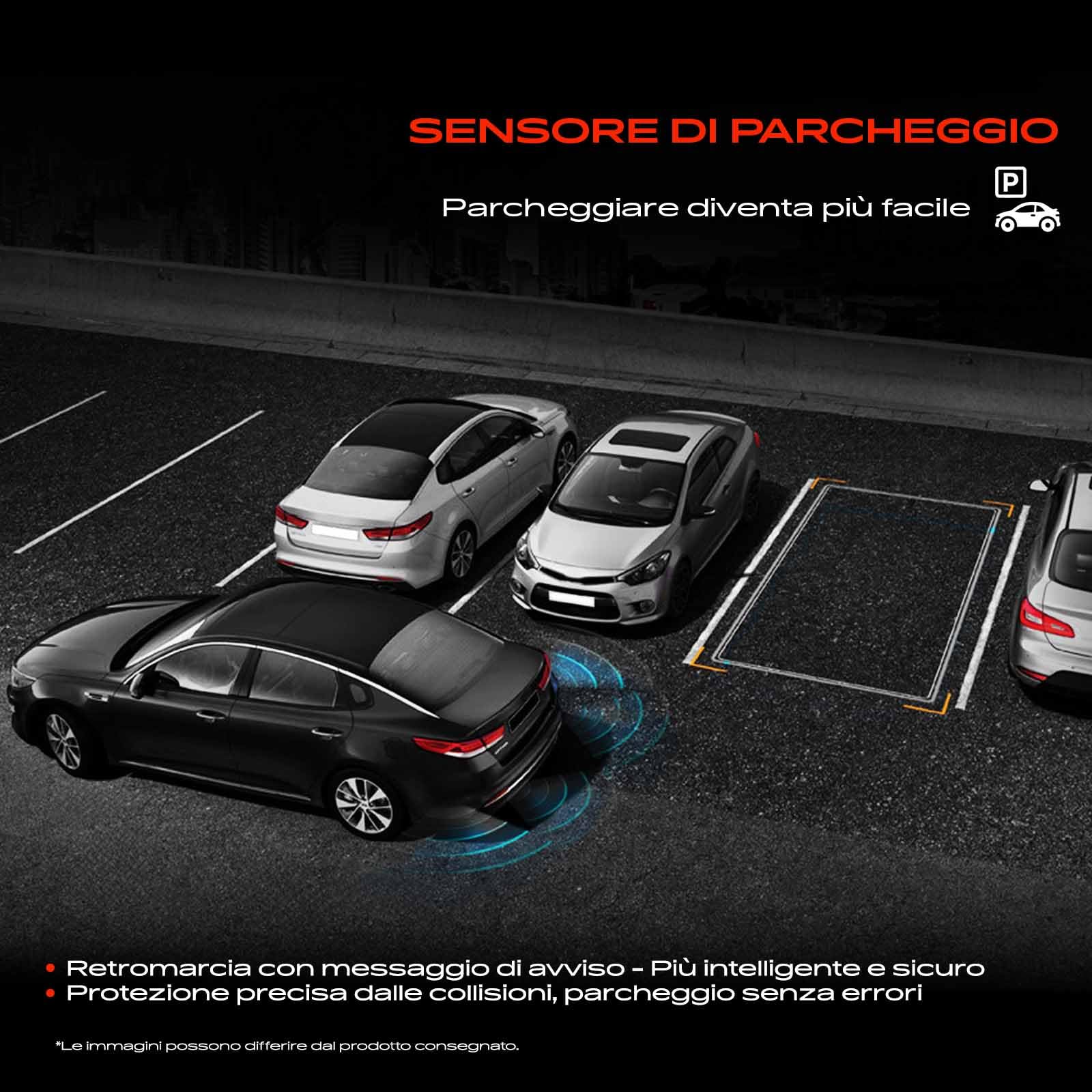 Frankberg 4x Sensore di Parcheggio PDC Posteriore Compatibile con 147 937 1.6L 2001-2010 156 932 1.6L 1997-2005 156 Sportwagon 932 1.6L 1997-2006 159 939 1.7L 2005-2012 Replace# 735393479