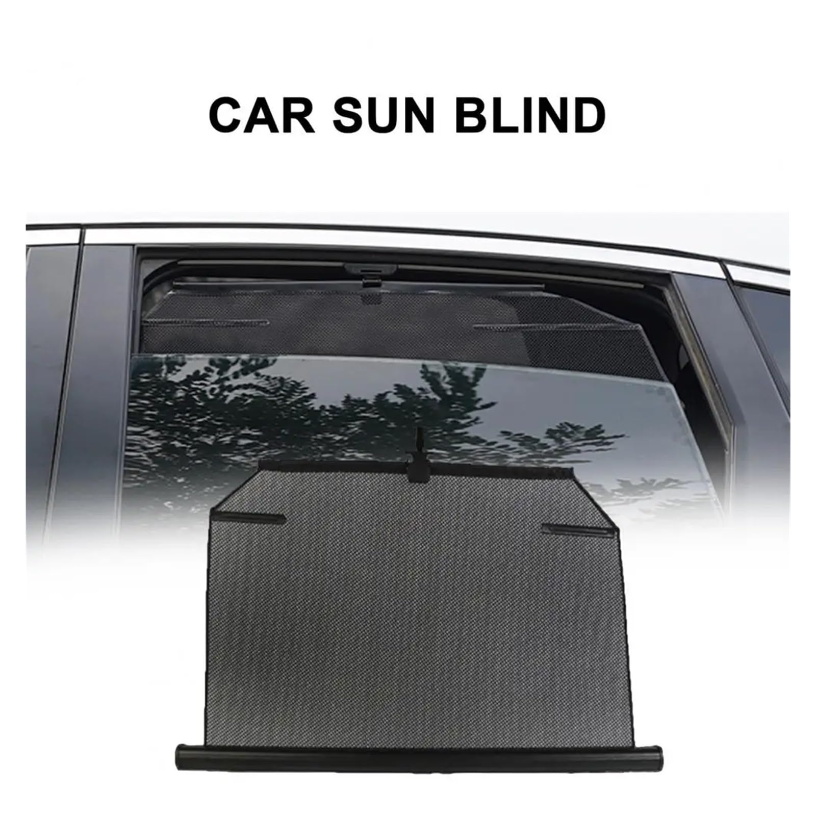 Rideau Voiture Rideaux automatiques for Voiture, Rideaux Pratiques for vitres latérales, Pare-Soleil, Protection de l'intimité, Enrouleur(Color-01)