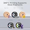 Creality Ender-3 V3 KE 3D Printer, 500 mm/s High-Speed Printing with Auto-Leveling, Sprite Direct Extruder Supports 300℃ Printing, Ultra-Smooth and Stable, 220×220×250 mm Print Volume