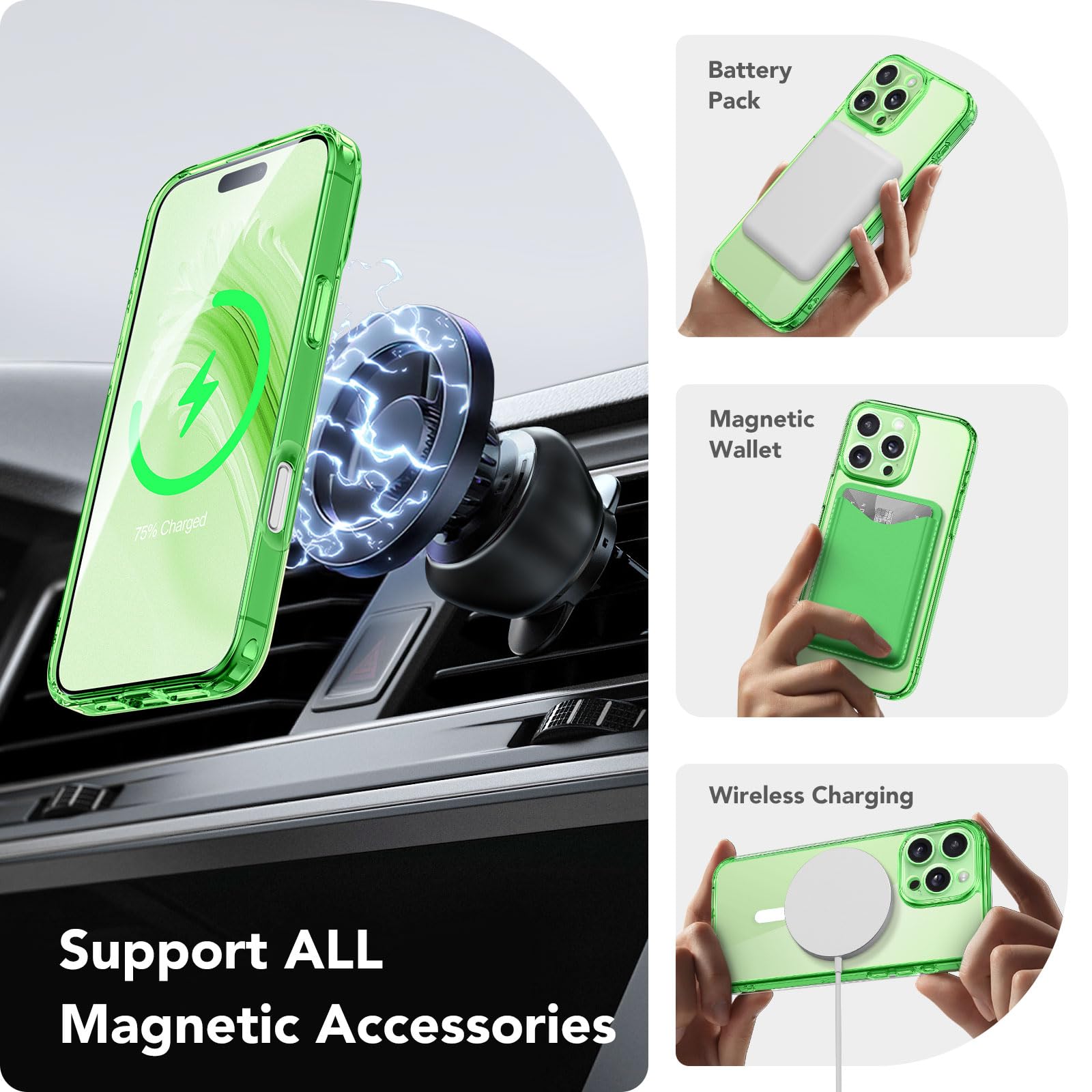 CAPRARO Magnetic Compatible with iPhone 16 Pro Max Case - Image 3