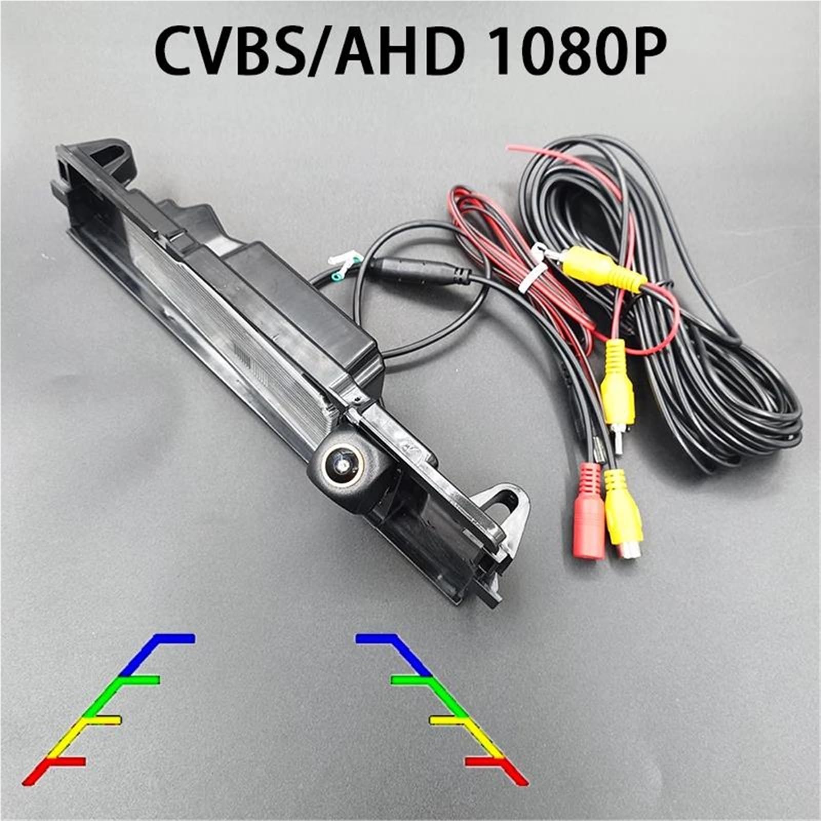 Zamiennik do Toyoty do Yaris 2006 2007 2008 2009 2010 2011 2012 170 stopni AHD 1080P samochodowa kamera cofania pojazdu HD noktowizor linijka samochodowa kamera samochodowa do tyłu (38077 CCD Track
