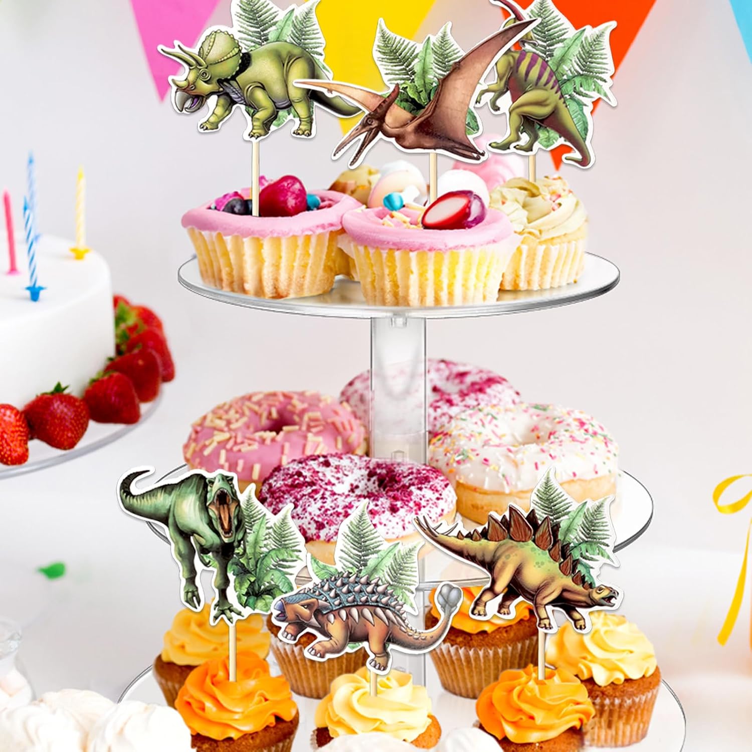 WeddHuis 30 Stück caissettes à Cupcakes en Forme de Dinosaure, décoration de gâteau, Muffin, Dinosaure, décoration pour Anniversaire d'enfant, fête, Anniversaire WeddHuis 30 Stück caissettes à Cupcakes en Forme de Dinosaure, décoration de gâteau, Muffin, Dinosaure, décoration pour Anniversaire d'enfant, fête, Anniversaire