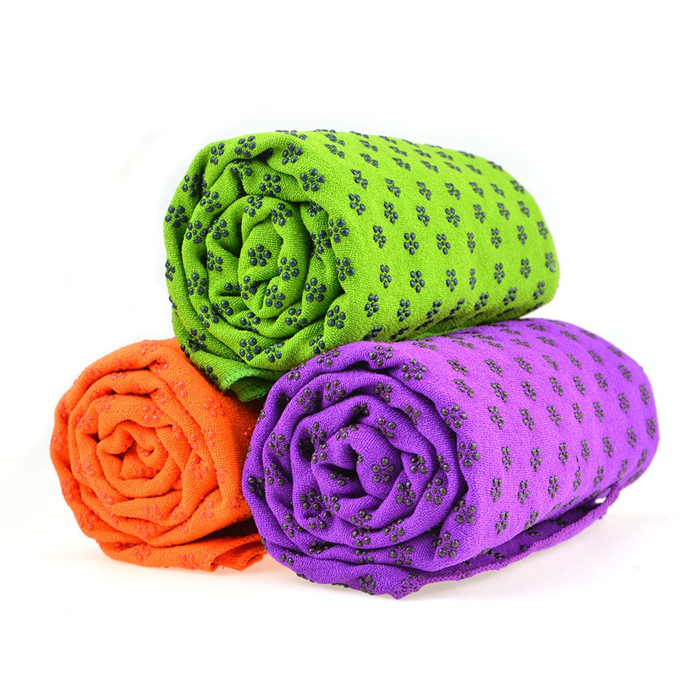 Bestek Kidless Mat-size Yoga Towel Yoga Mat Towel Yoga Towels for Mat Hot Yoga Towel
