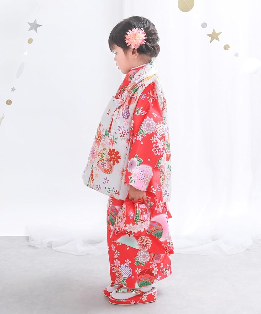 Amazon | [KYOETSU] [キョウエツ] 着物セット 七五三用 3歳用