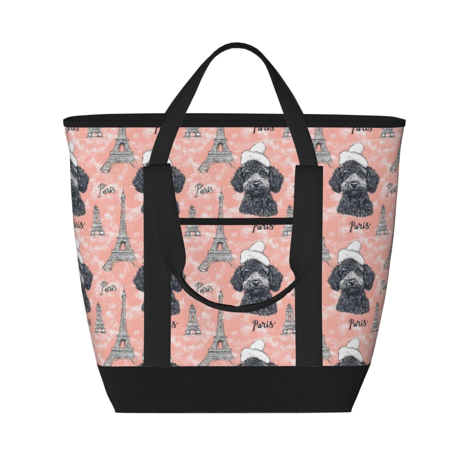 Sacs de courses isolants Tour Eiffel grand sac isotherme doux portable