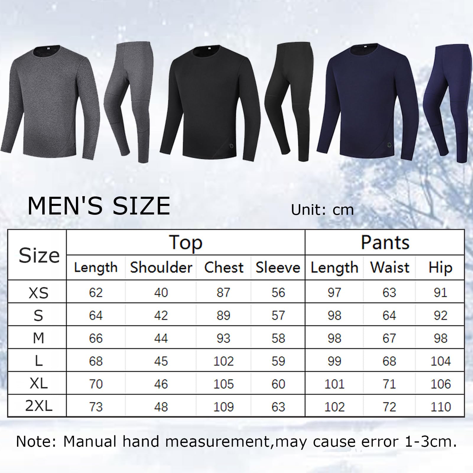 Ropa Interior con Calefacción Eléctrica para Hombres, Camisa Térmica con Calefacción De Invierno Y Calzoncillos Largos para Pesca, Esquí, Senderismo, Ropa Calentada,XS, Gray Top