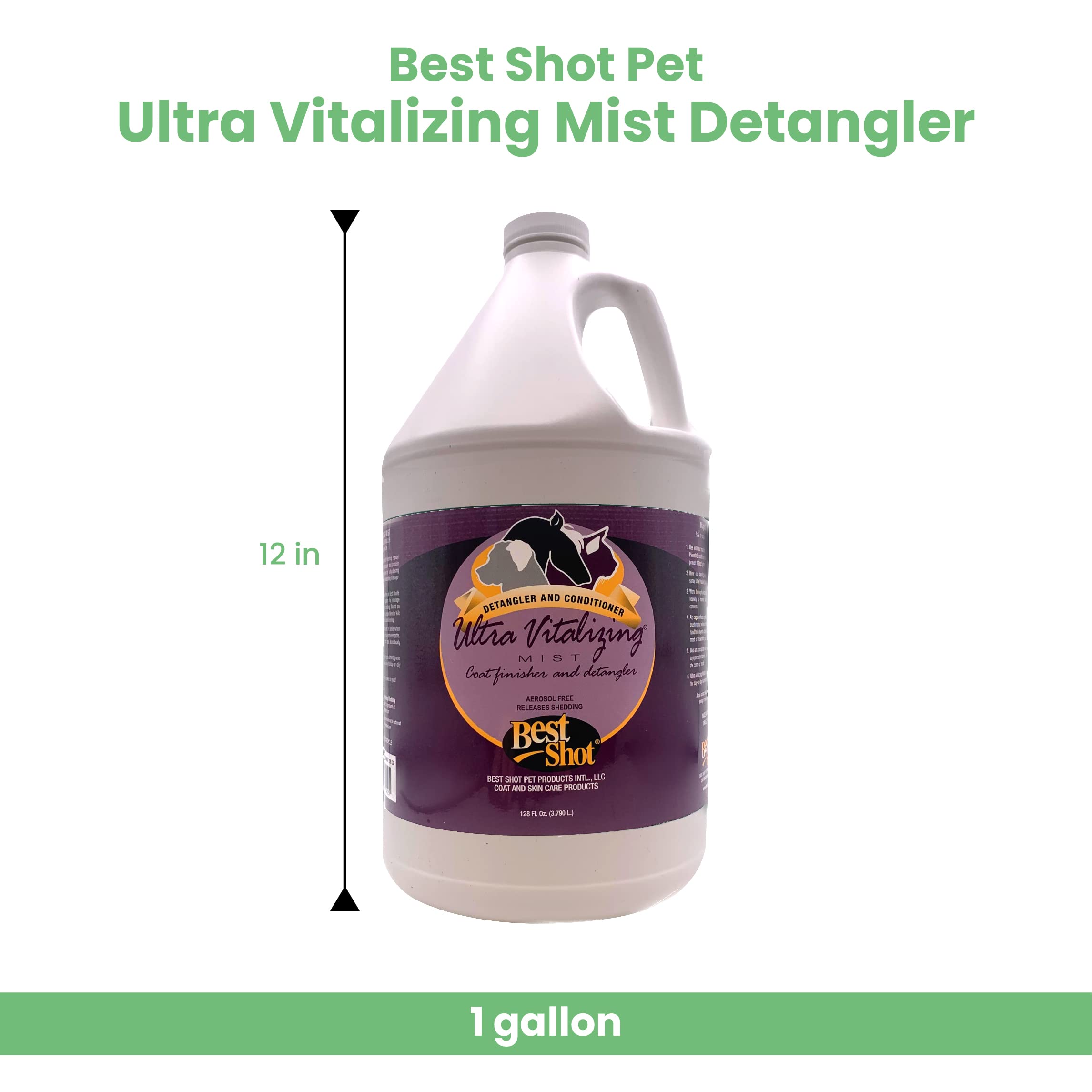 Best Shot Pet Ultra Vitalizing Mist Detangler, 1 gallon