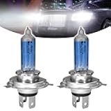 2-Pack H4 Headlight Bulb, 12V 100W Car Halogen Bulbs, 850LM Ultra-white Light Condenser Cooling Fog Lamp Universal Light Lamp Fit for Most Cars, Trucks, SUVs(H4)