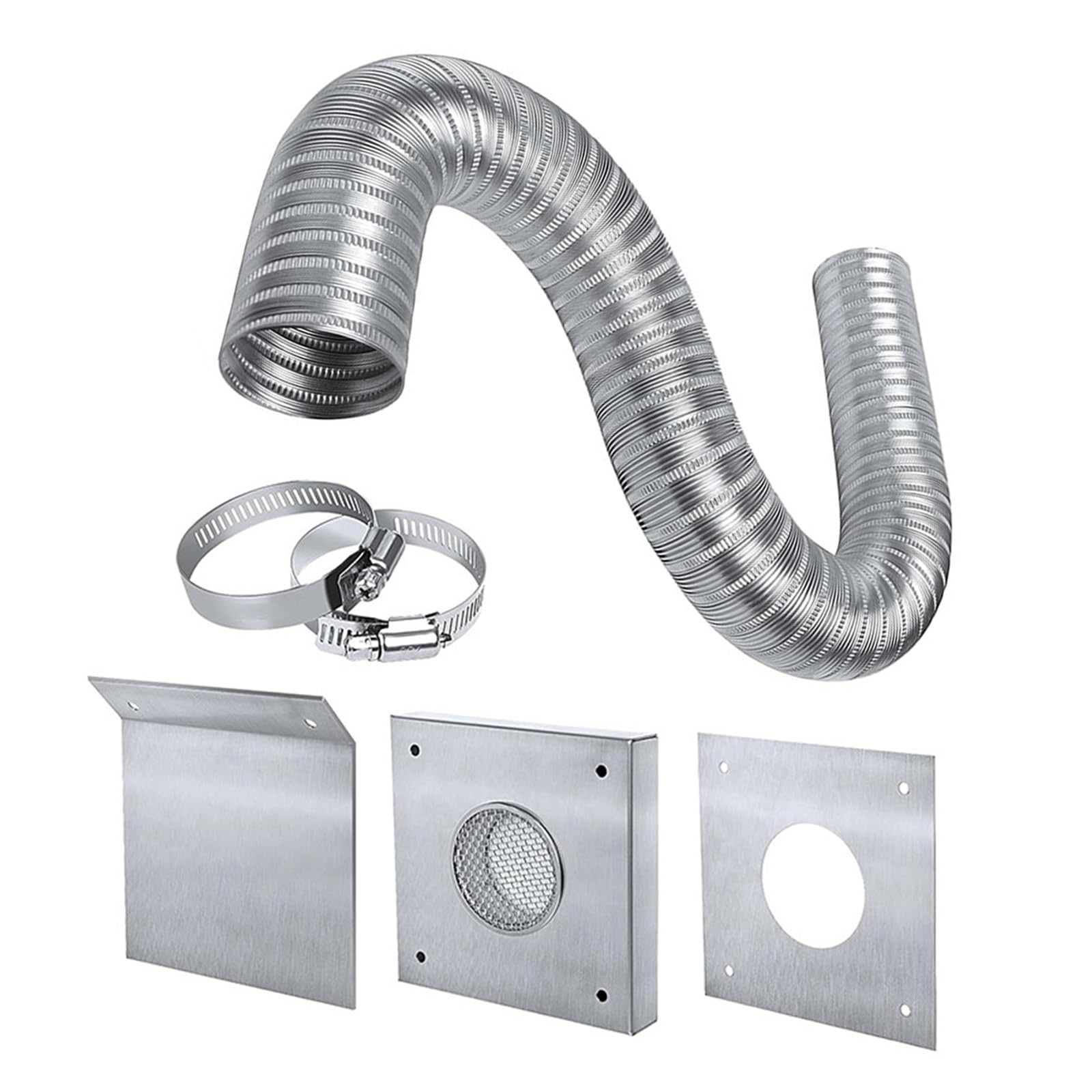 Metal Pellet Stove Ventilation Set for Enhances Heating Efficiency and Indoor Air Cleaning Suitable for Various Space Metal Ventilation Set