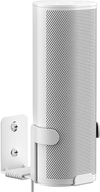 Upgraded Metal Wall Mount for Sonos Roam, Roam 2 & Roam SL Heavy-Duty Speaker Bracket for Sonos Roma Mount Holds Up to 30 lbs Easy Installation, White