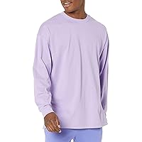 Amazon Essentials Maglietta Oversize a Maniche Lunghe in Cotone Biologico Uomo