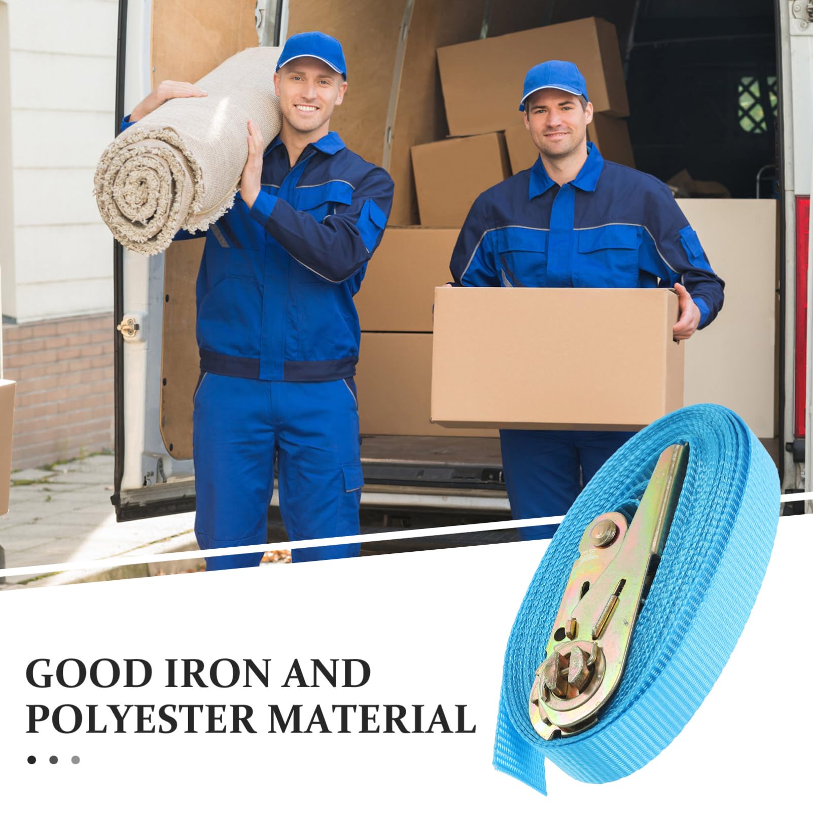 4 Count 1 in. RGD Two Hole Strap