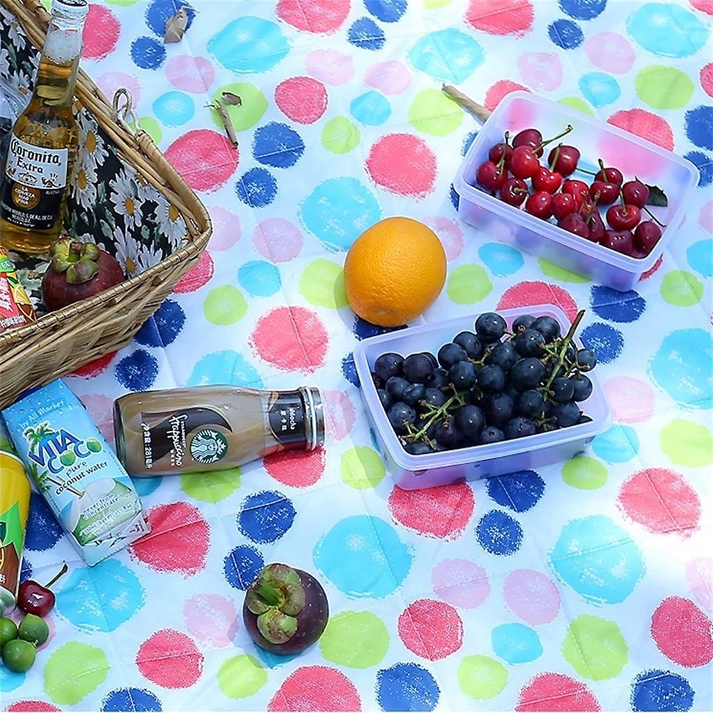 Koc Piknikowy Mata Piknikowa Koc piknikowy Przenośna mata zewnętrzna z paskiem do noszenia Składane koce piknikowe na Camping Park Turystyka piesza Koc Plażowy Do Parku(78.8inx118.2in)