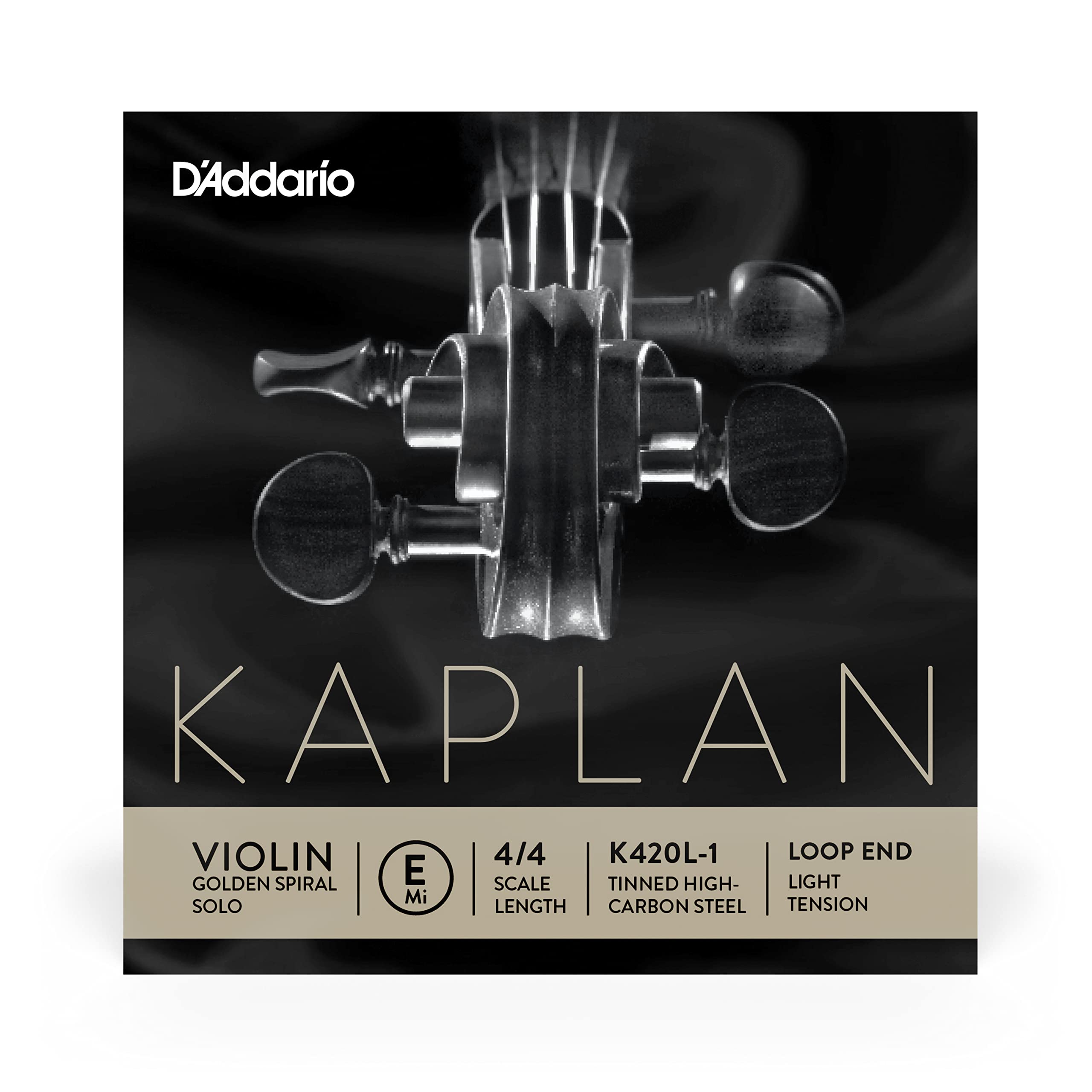 Amazon.com: D'Addario Kaplan Golden Spiral Solo Violin String
