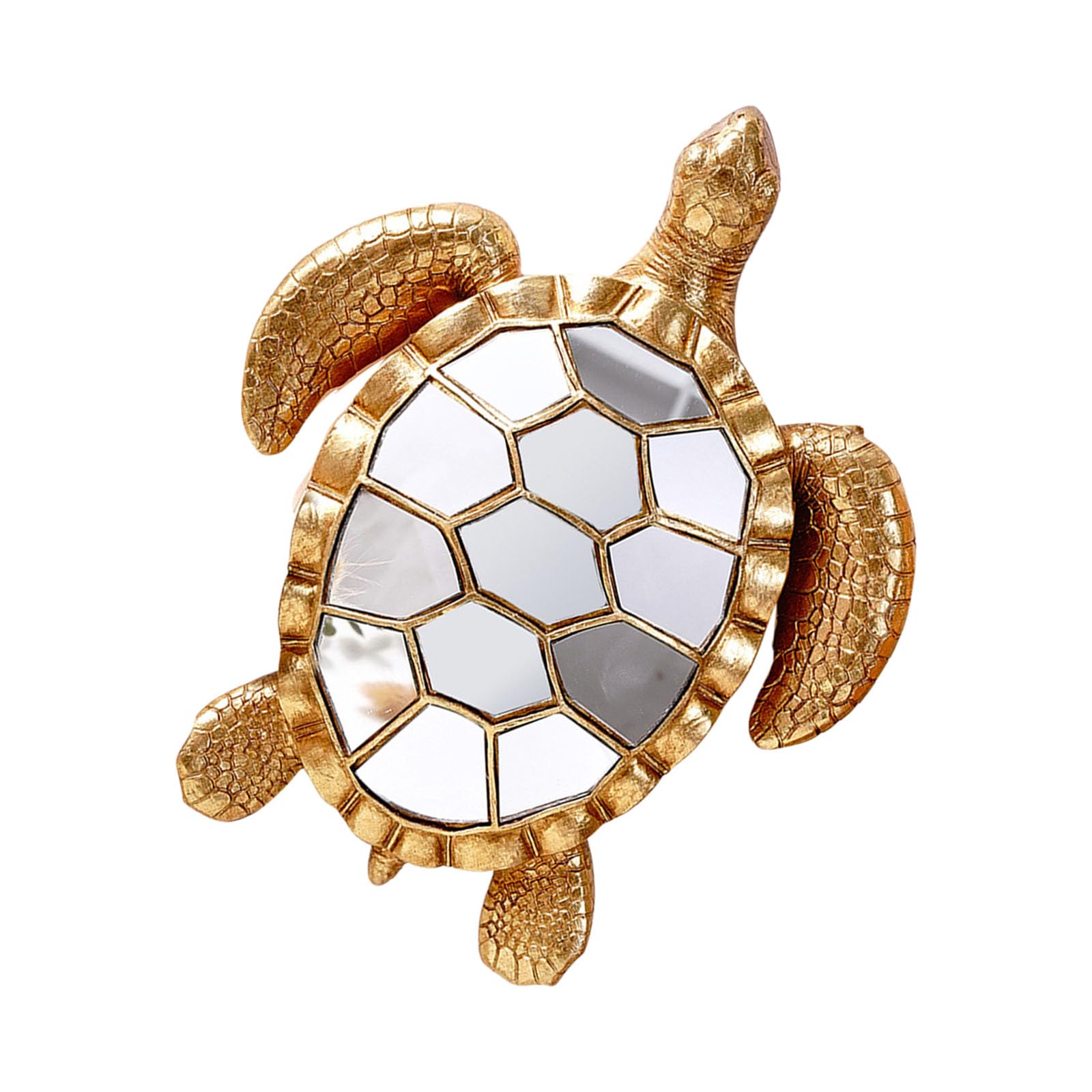 Zxfdsfdbnm Resin Sea Turtle Statue Decorative Hanging Mirrour Turtle Wall Mirrour Wall Mounted Mirrours Decors for Home Decorations Decorative Hanging