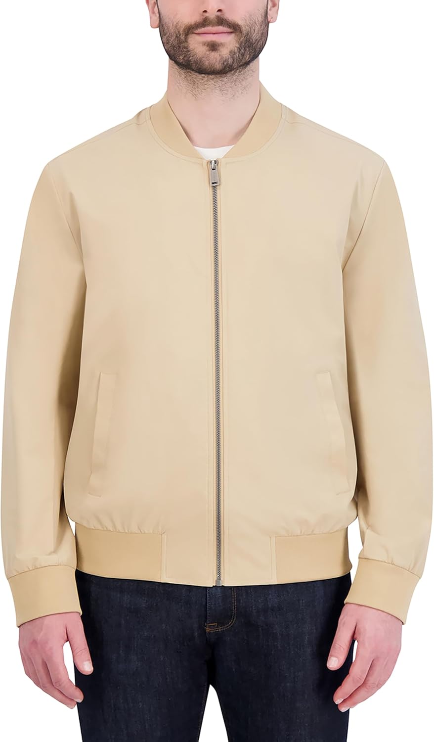 Cole Haan Men's Comfortable Casual Classic Soft Rain Coat - Image 2