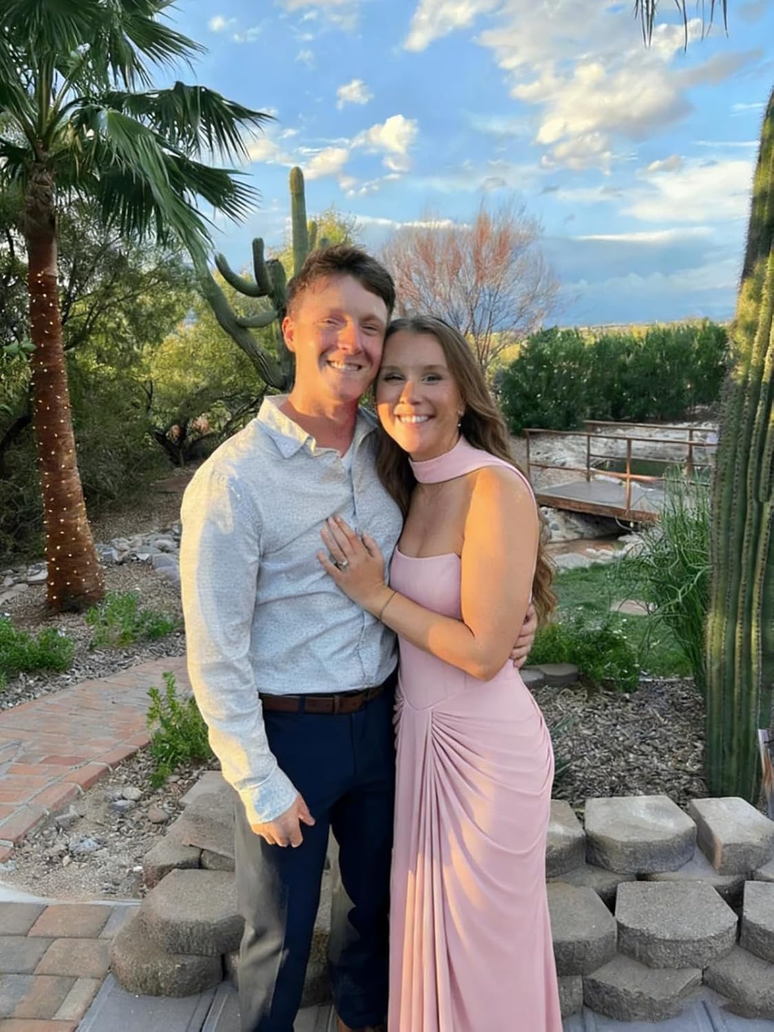 Chiffon Bridesmaid Dress with Scarf Strapless Mermaid Long Formal Evening Gowns HWBM2510038 - Image 5