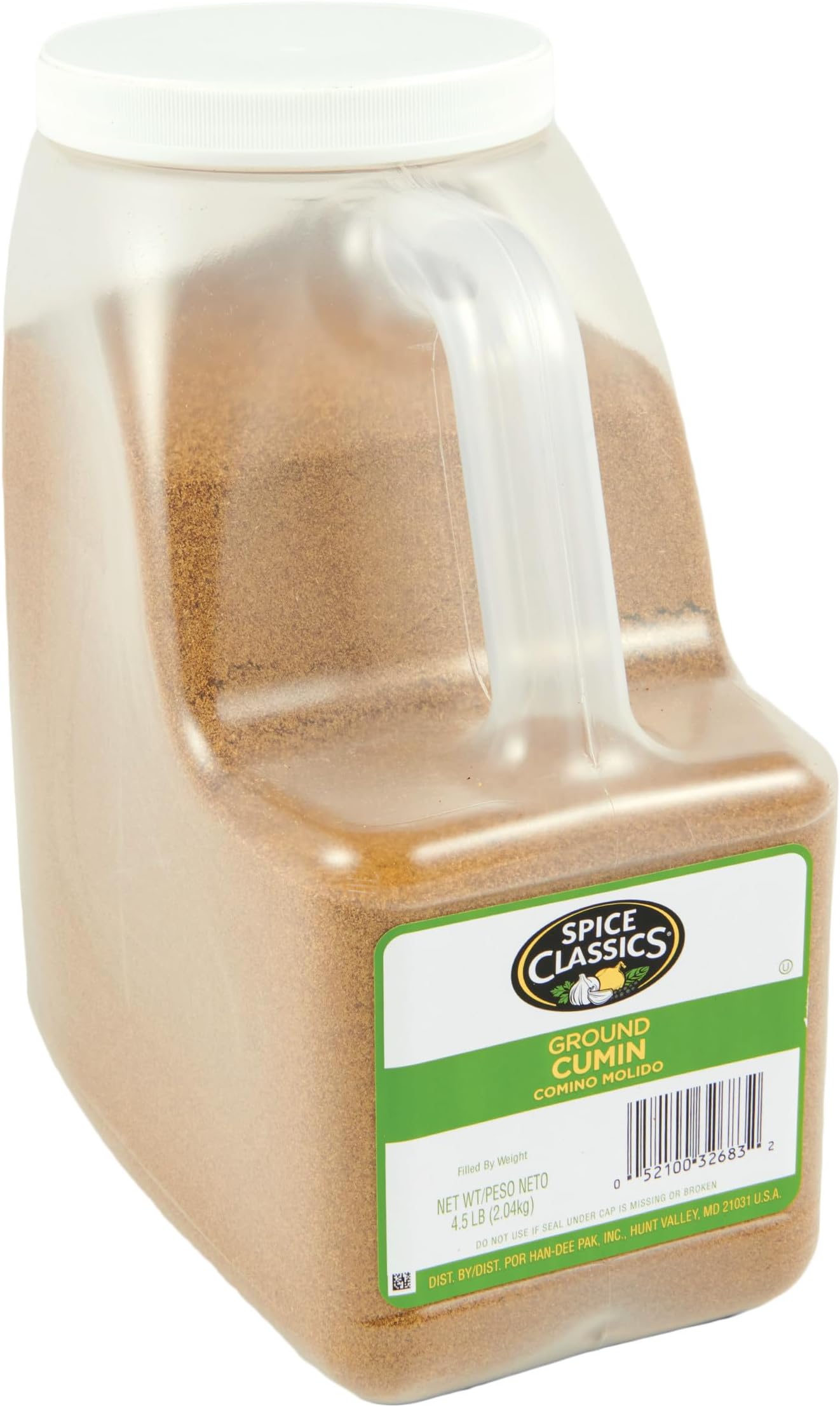Ground Cumin, 4.5 lb - One 4.5 Pound Container of Bulk Ground Cumin Powder, Season Burritos, Enchiladas, Tacos, Meat and More