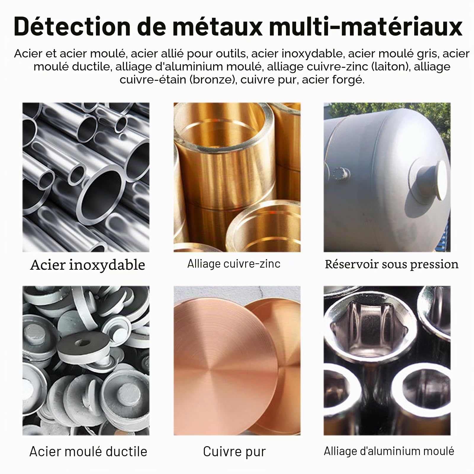 Testeur de dureté Leeb de haute précision pour métaux Duromètre numérique portable 360° HLD HB HV HS HRA HRB HRC de type D