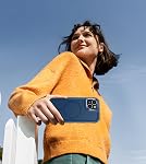 FNTCASE for iPhone 13 Phone Case: iPhone 14 Phone Case Matte Textured Magnetic Slim Translucent Military Grade Drop Protection Cell Phone Cover (Magnetic-Blue)