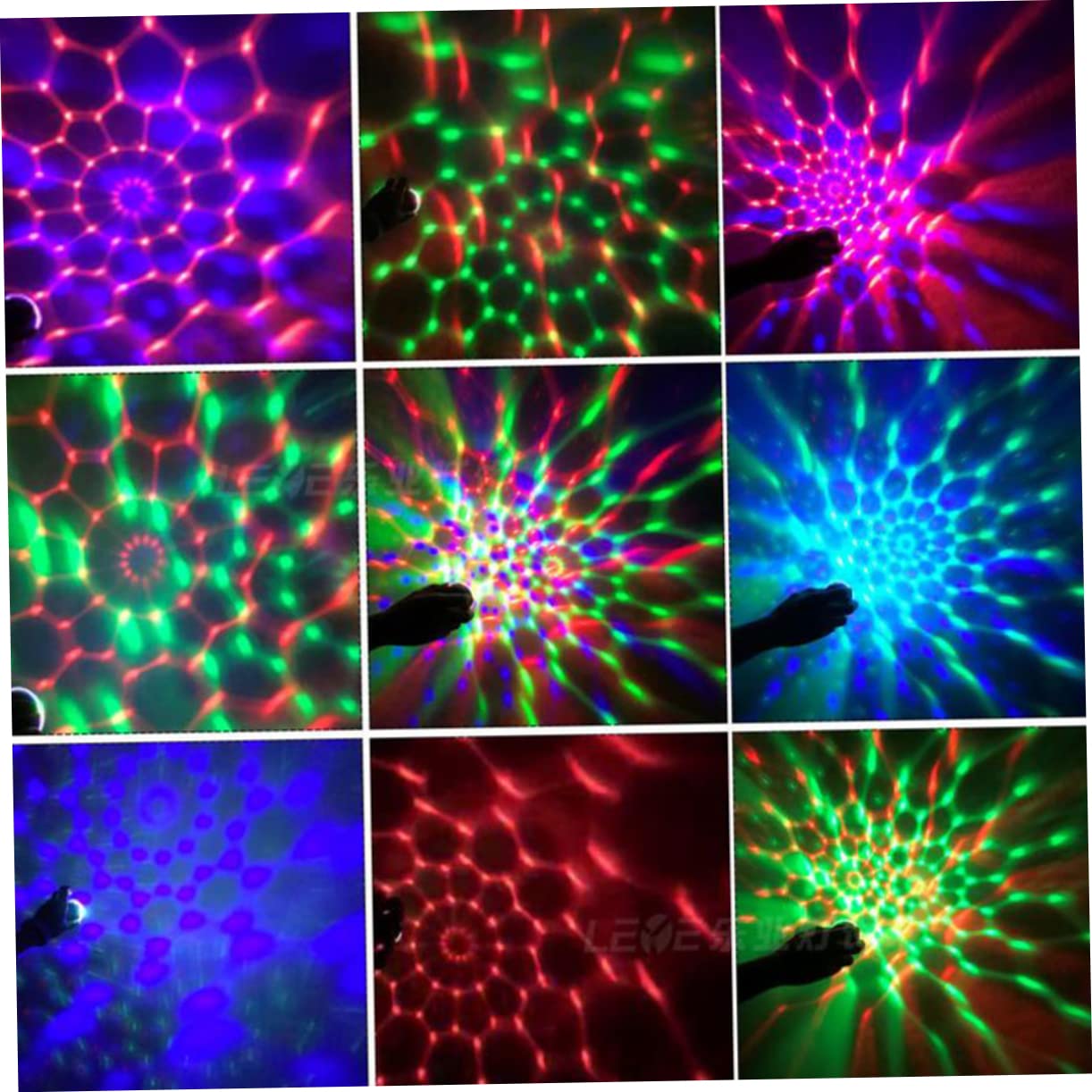 CAXUSD Voice Controlled Disco Ball Spotlight Rgb Led Strip Stage Lamp for Ktv Bar Event Lighting