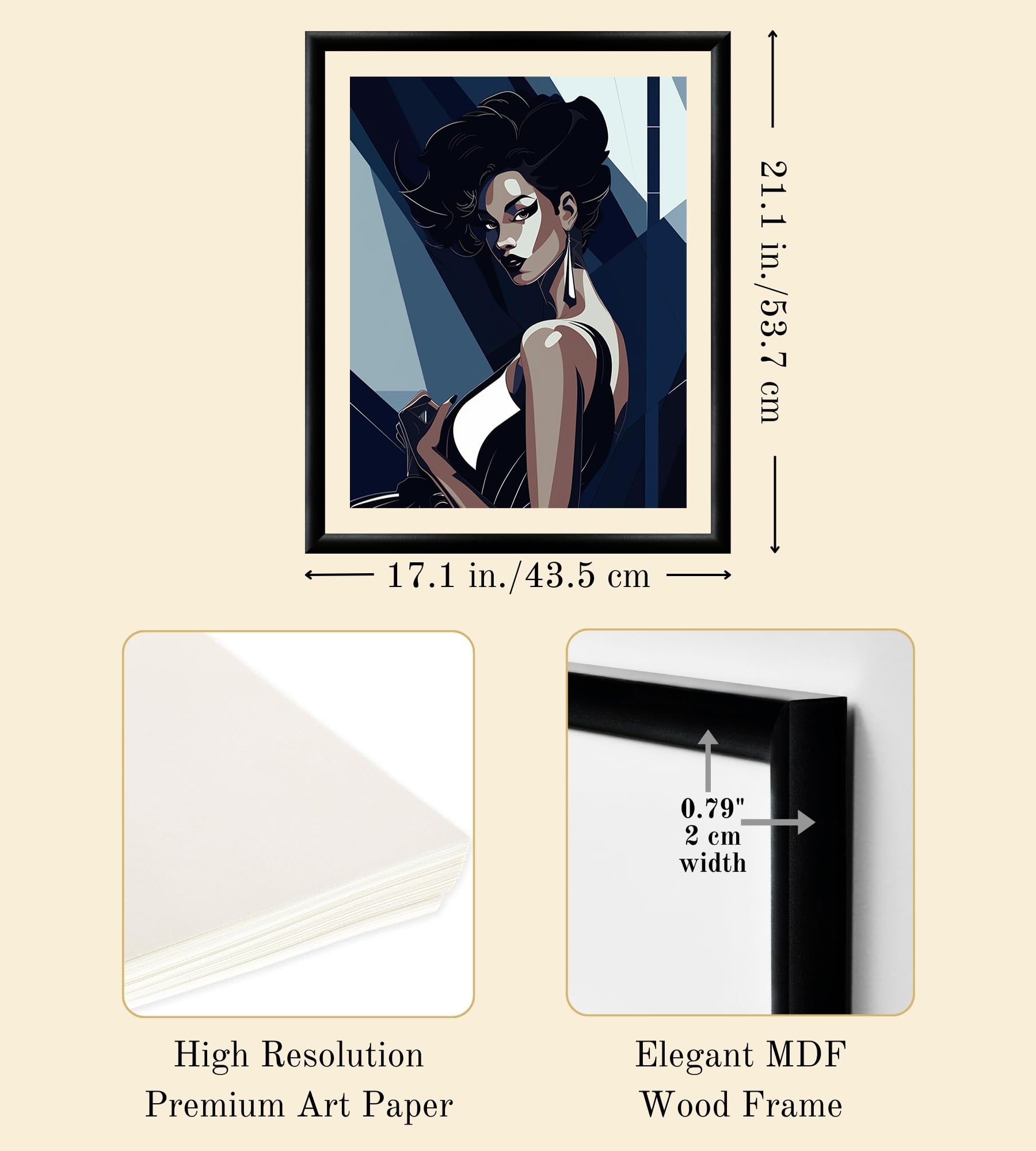 Amazon.com: Art Shoppe Framed Print Wall Art, Vintage Wall