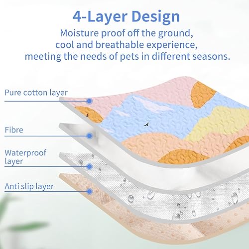 Miniatura 5 de Alfombrilla para corralito de perros y cachorros, almohadilla personalizada para jaula de perro corralito no incluido, caja reutilizable para corral